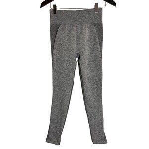 Gymshark Flex High Waisted Seamless Leggings Grey/Pink-sz Medium